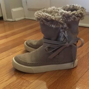 Toms Faux Fur-Lined Boots